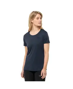 Jack Wolfskin Tech T Γυναικείο Κοντομάνικο, Μέγεθος: XS