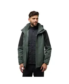 Jack Wolfskin Romberg 3in1 Ανδρικό Μπουφάν, Μέγεθος: S