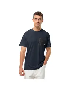 Jack Wolfskin Pocket Karana Ανδρικό Κοντομάνικο, Μέγεθος: M